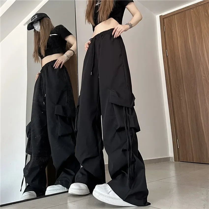 Women's Y2K Baggy Cargo Sweatpants