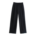 Vintage-Style Wide Leg Pants with Pockets - Stellar Style