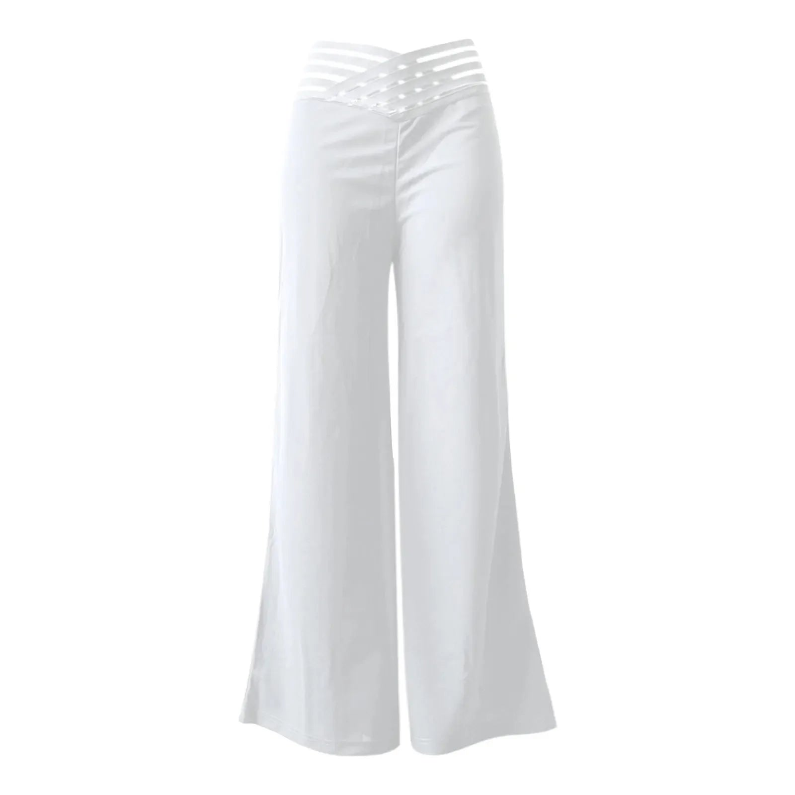 Women's High Waist Wide Leg Flared Pants